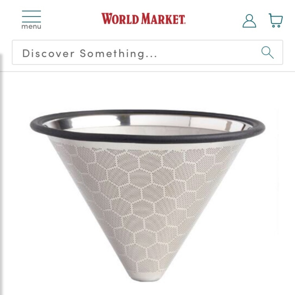 Stainless Steel Pour-Over Coffee Filter